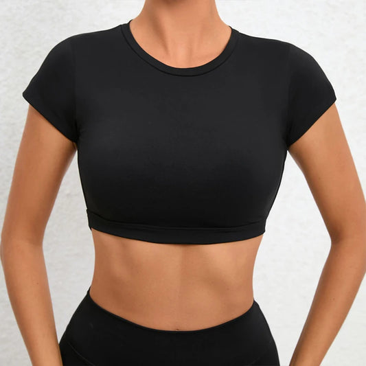 Backless Yoga Clothing Sport Crop Tops