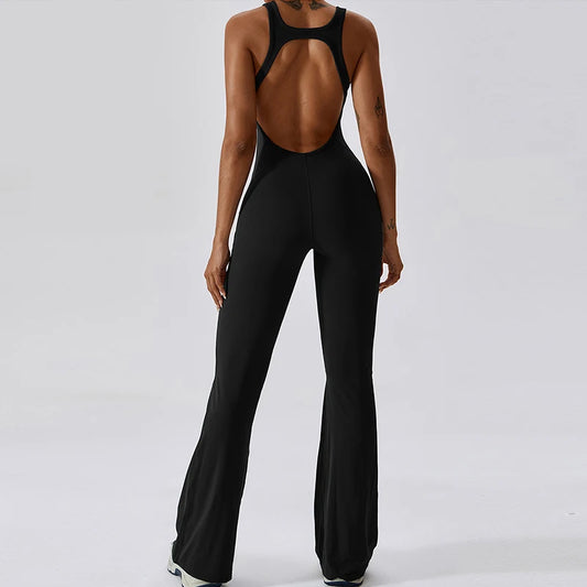 Jumpsuit Gym Back V